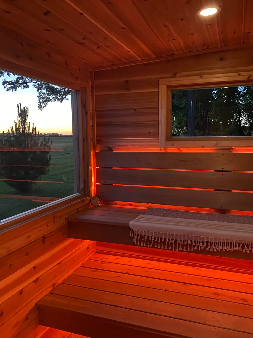 Superior Wood-Fired Sauna in Northern Iowa, photo 2 of 5