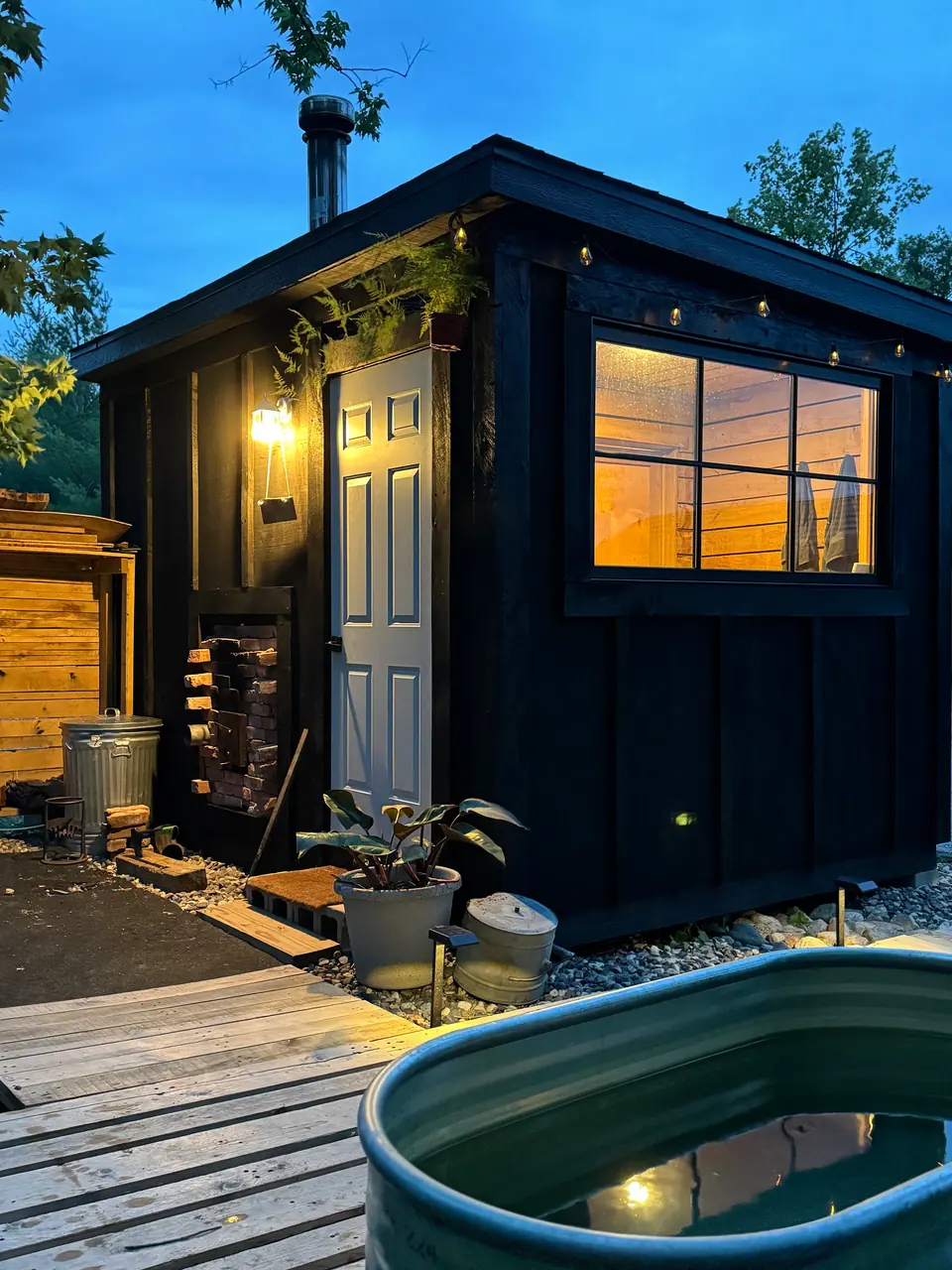 Our First Outdoor Wood-Fired Sauna in Cokato, MN
