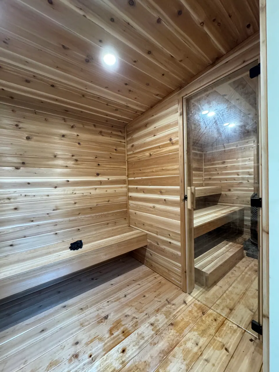 8x16 Wood-Fired Backyard Sauna in Monticello, MN, photo 3 of 4