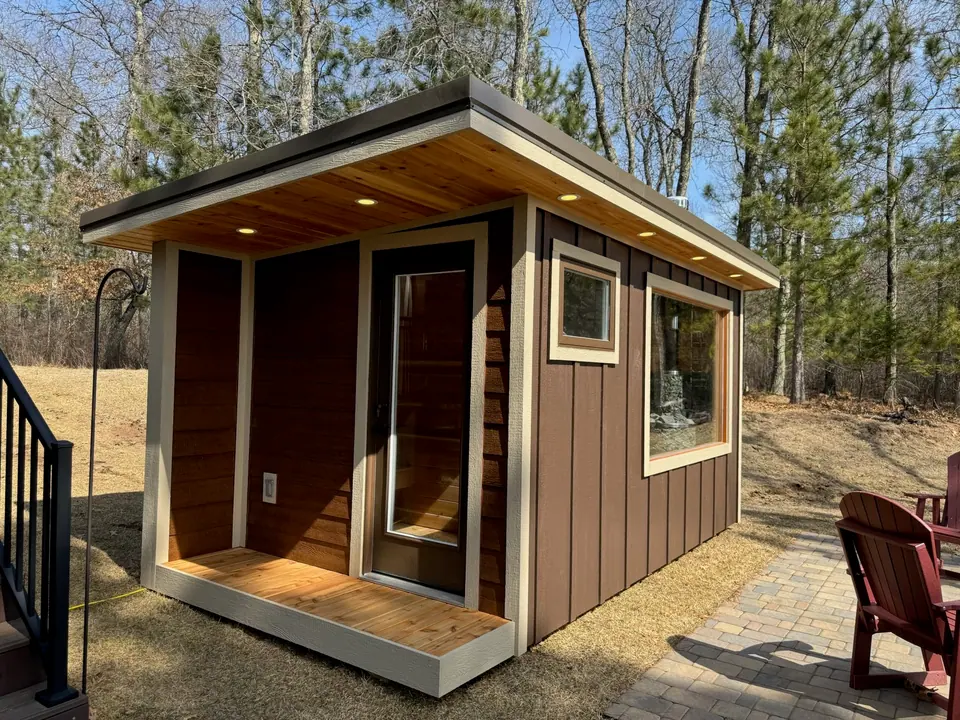 Lakeside Sauna on Lower Eau Claire Lake in Gordon, WI, photo 1 of 5