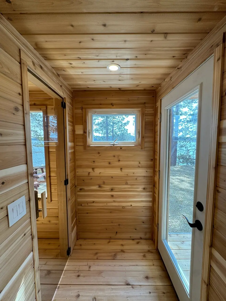 Lakeside Sauna on Lower Eau Claire Lake in Gordon, WI, photo 2 of 5
