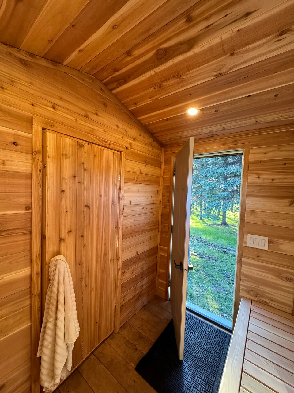 Shou Sugi Ban Clad Sauna in Becker, MN, photo 3 of 5