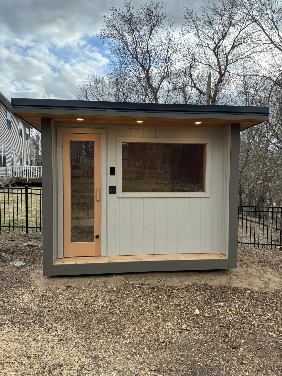 Custom Outdoor Sauna Build in Chanhassen, MN, photo 3 of 4