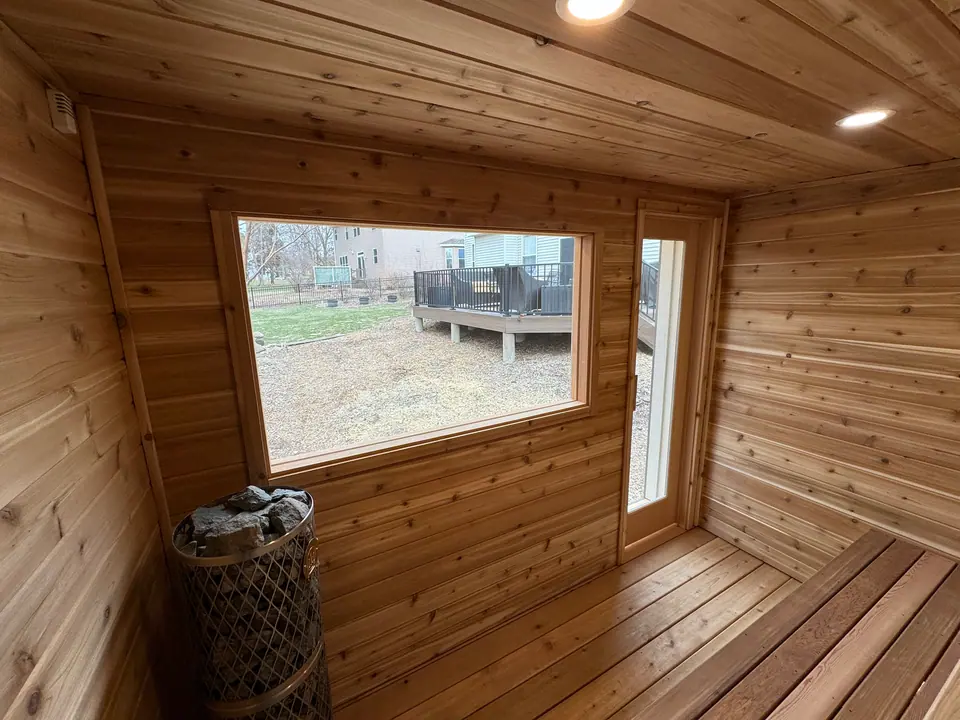 Custom Outdoor Sauna Build in Chanhassen, MN, photo 4 of 4