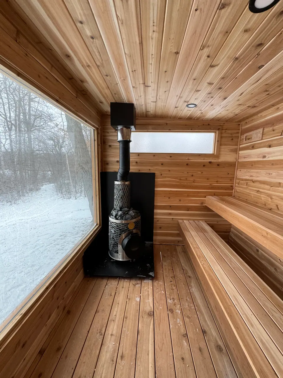 Custom Wood-Fired Sauna in Longville, MN, photo 2 of 5
