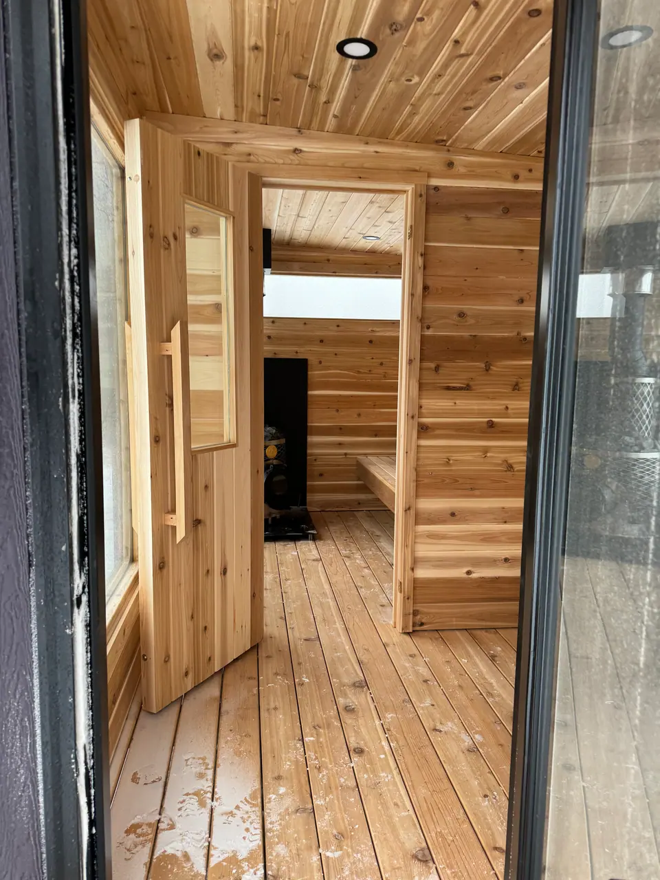 Custom Wood-Fired Sauna in Longville, MN, photo 5 of 5
