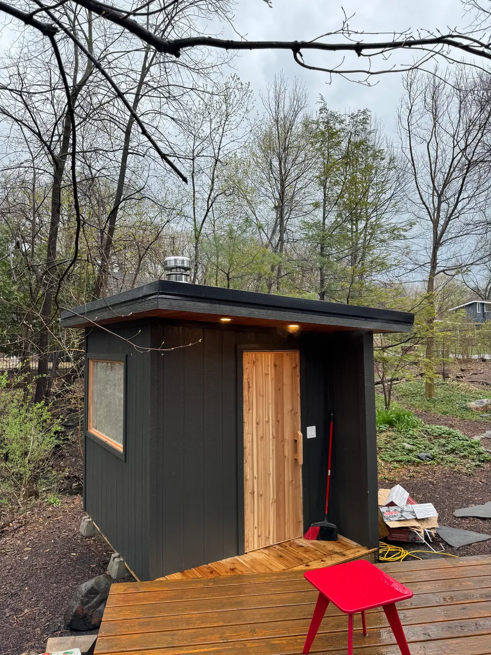 Tuli with Custom IKI Wood-Fired Heater in Mendota Heights, MN, photo 1 of 3