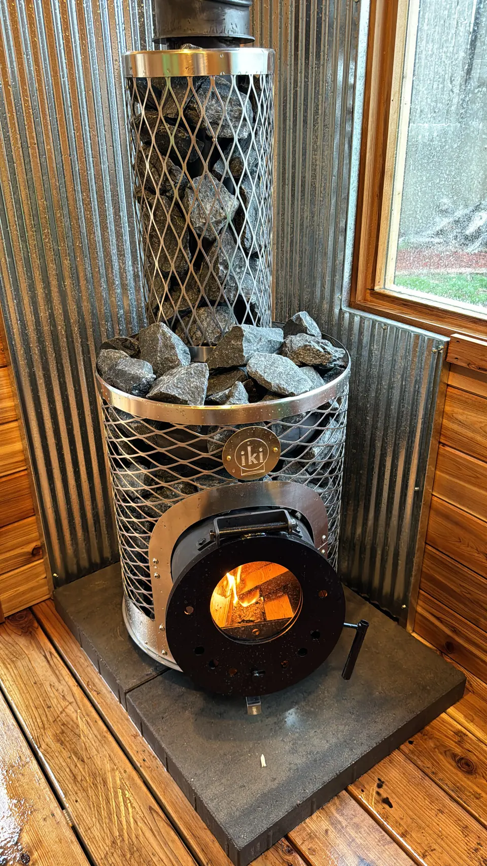 Tuli with IKI Wood-Fired Stove in Plymouth, MN, photo 2 of 3